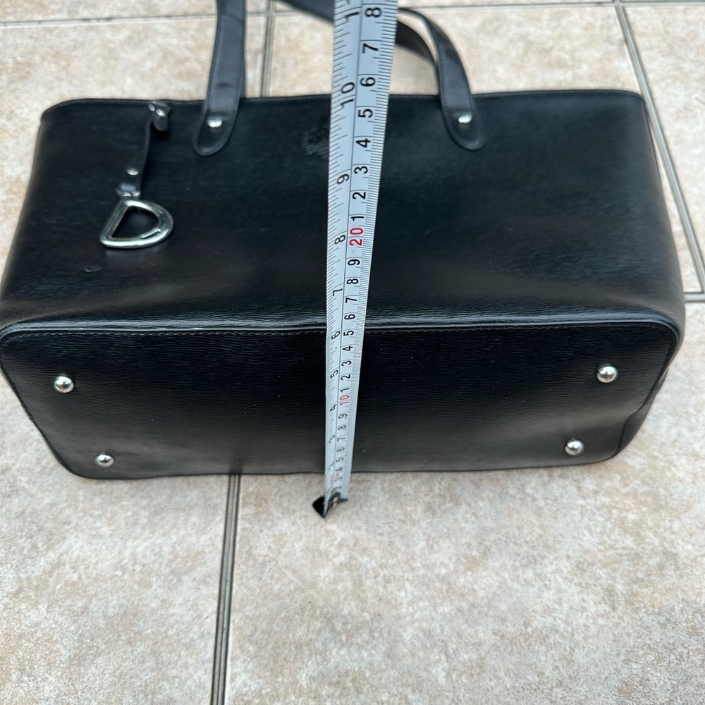 Ralph Lauren Oversize Black Leather Tote - Picture 7 of 16